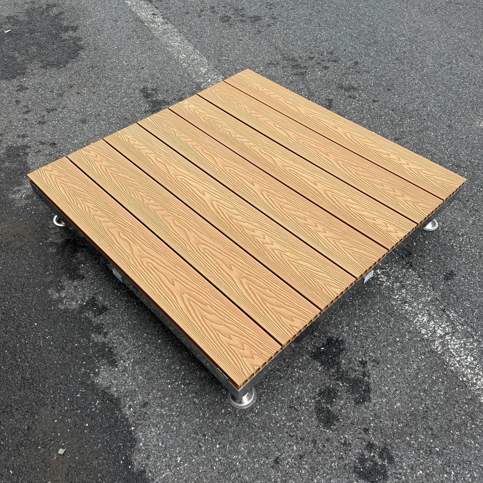 Classic Series 3D Embossed Composite decking(1st generation)-Teak