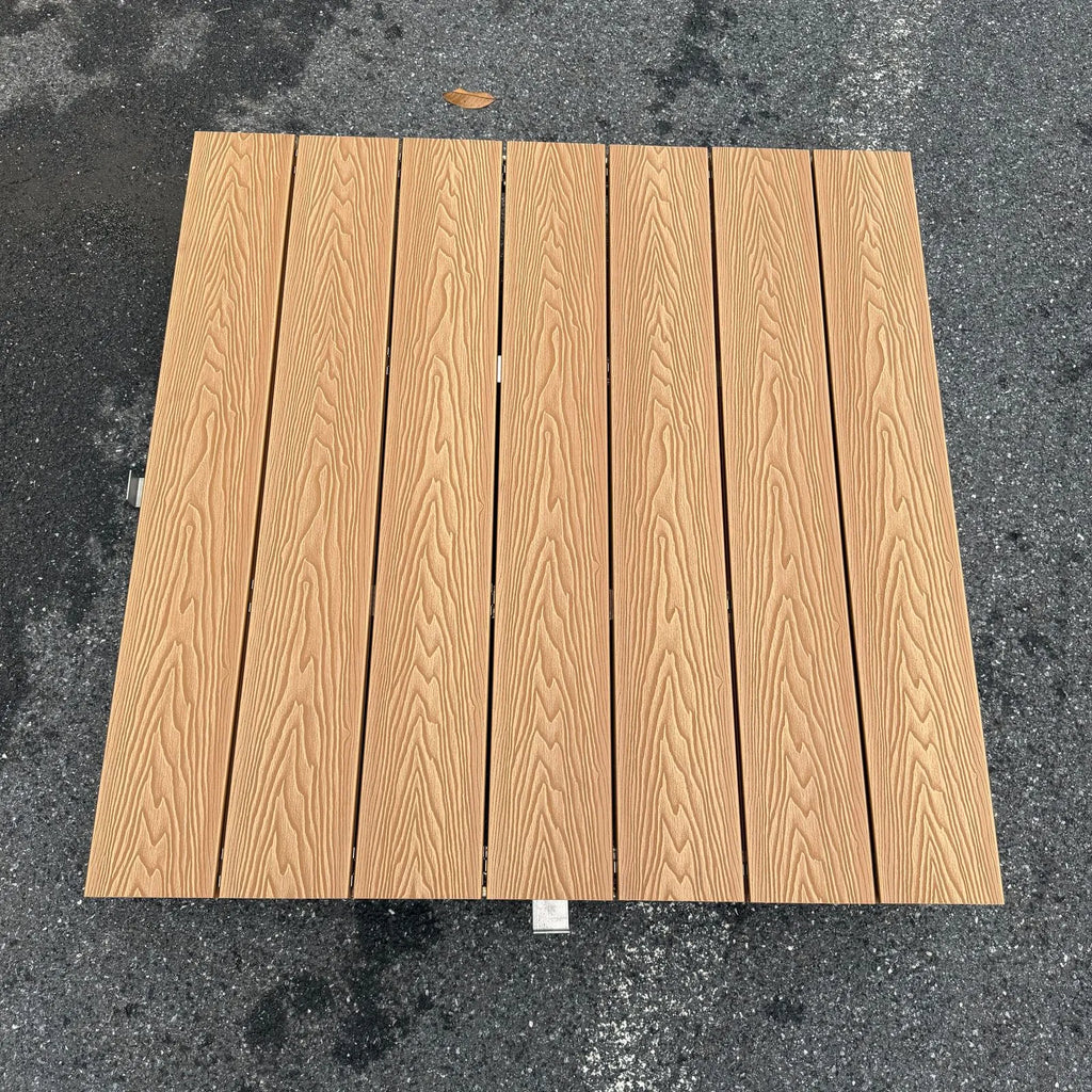 Classic Series 3D Embossed Composite decking(1st generation)-Teak
