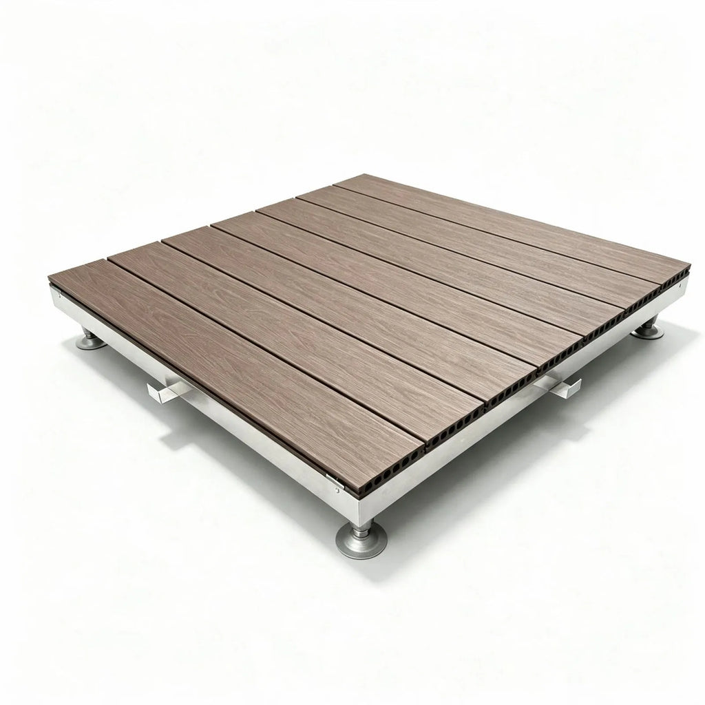 Pro Series Dual-Sided PE Co-Extrusions-Verbundterrassendielen (2. Generation) -Walnuss